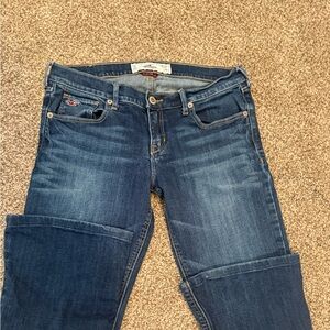 Hollister Women's Medium-Dark Blue Skinny Jeans